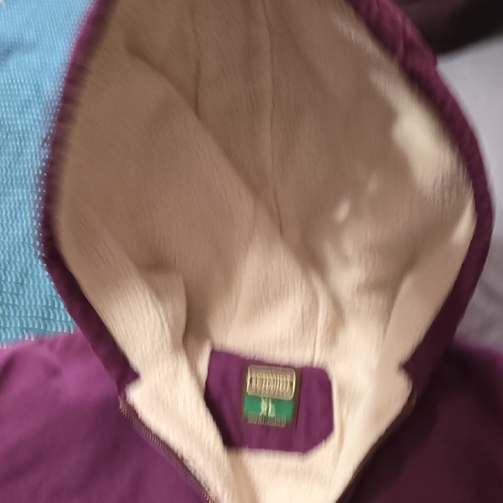 Carhartt Women's Purple Hooded Jacket - Picture 5 of 9